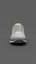 Runner low-top con mesh argentata
